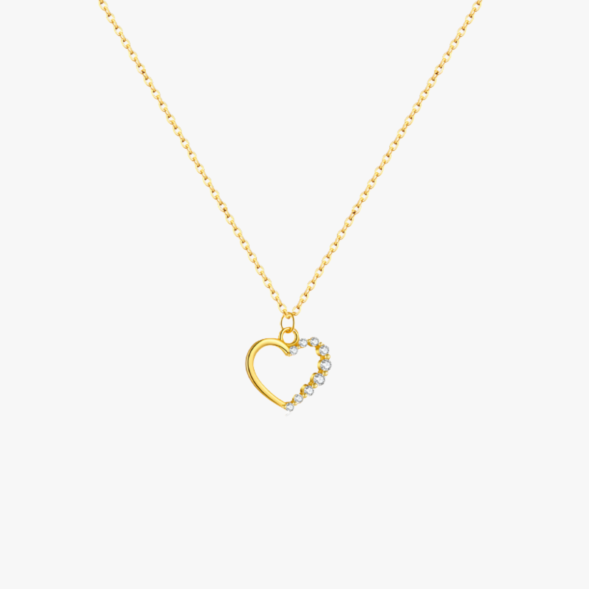 Hollow Heart Necklace