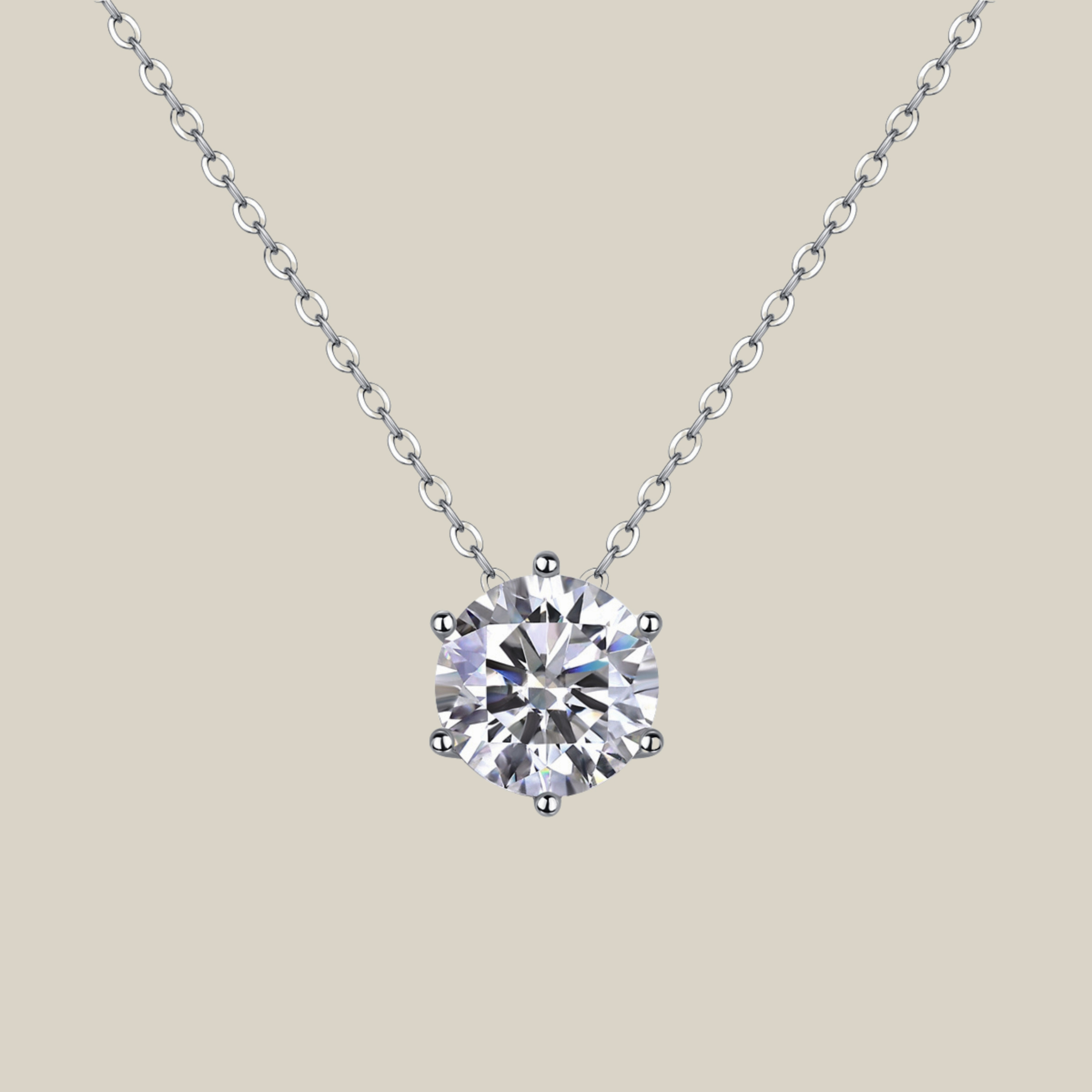 Minimal Diamond Necklace