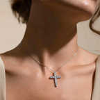 Cross Diamond Necklace