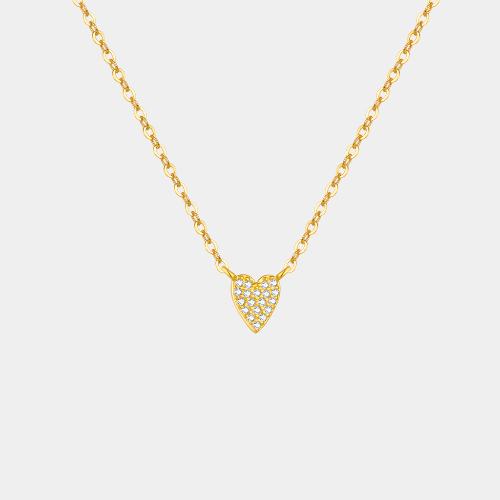 Heart-shaped Diamond Nekclace