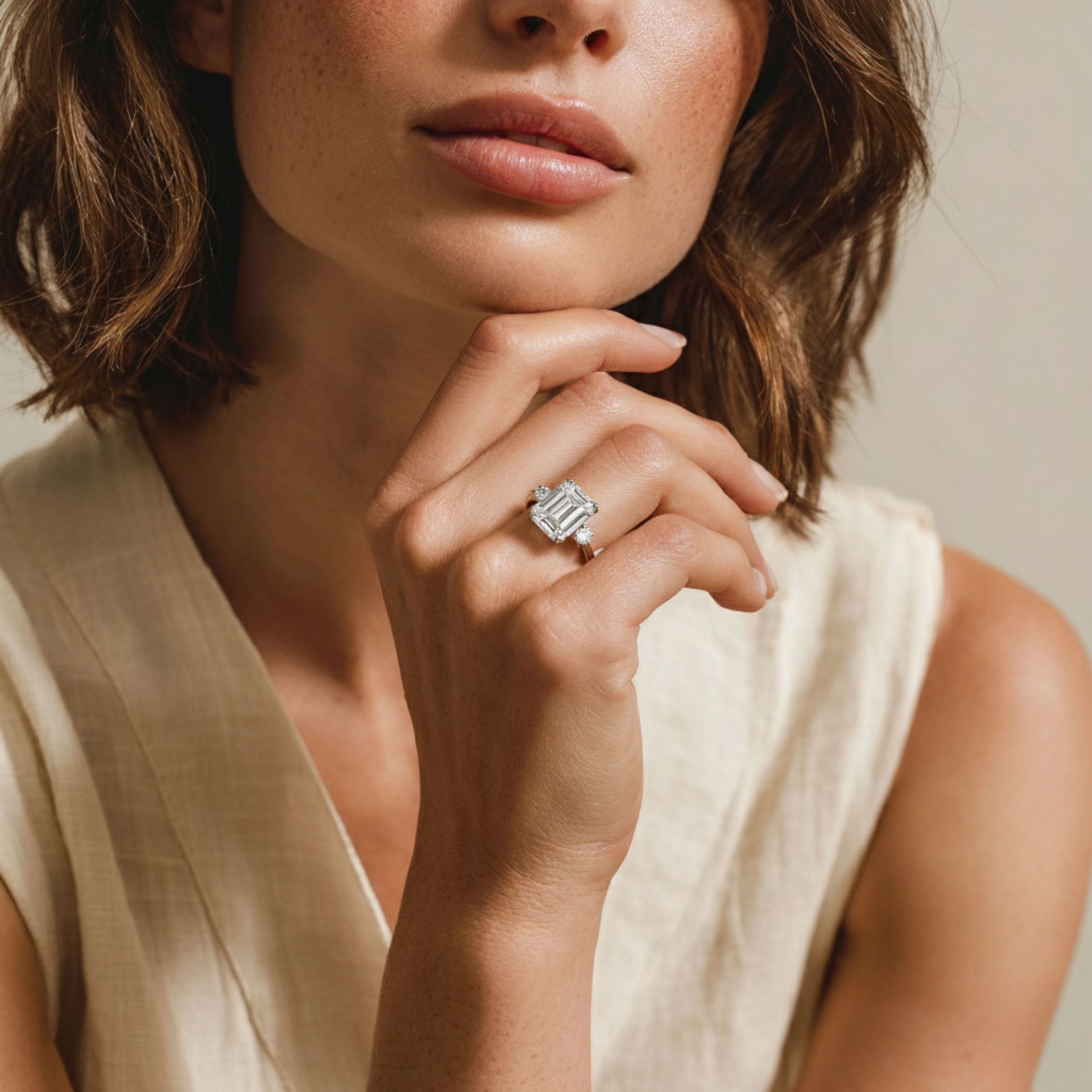 Baguette Luxury Ring