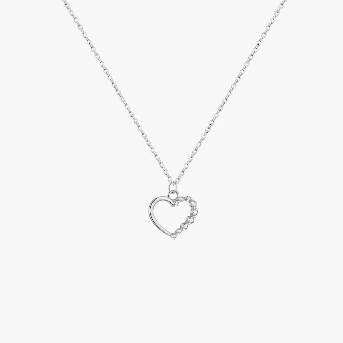 Hollow Heart Necklace