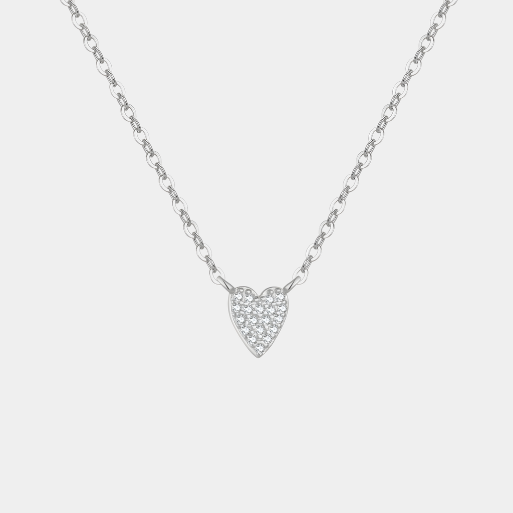 Heart-shaped Diamond Nekclace