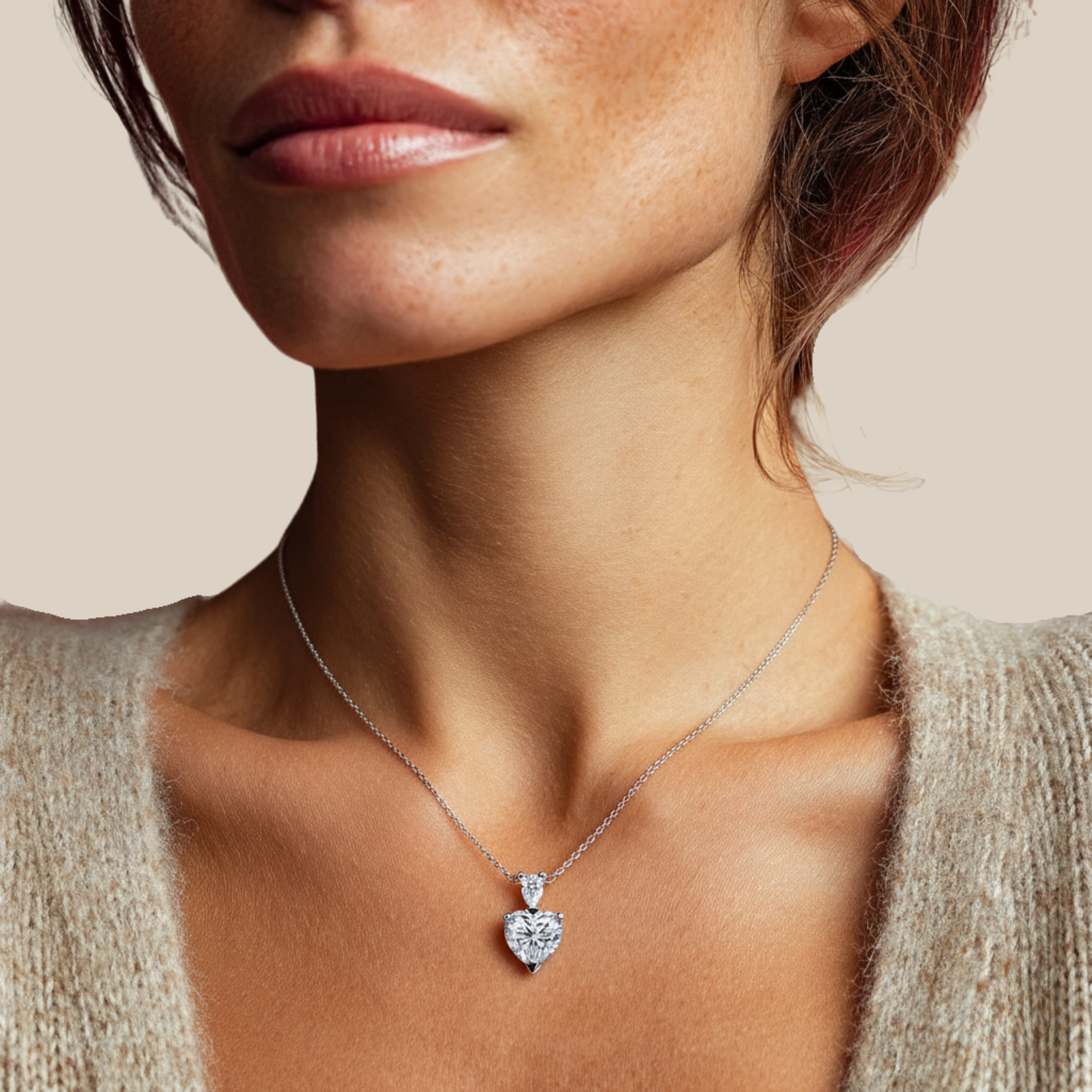 Double Heart Necklace