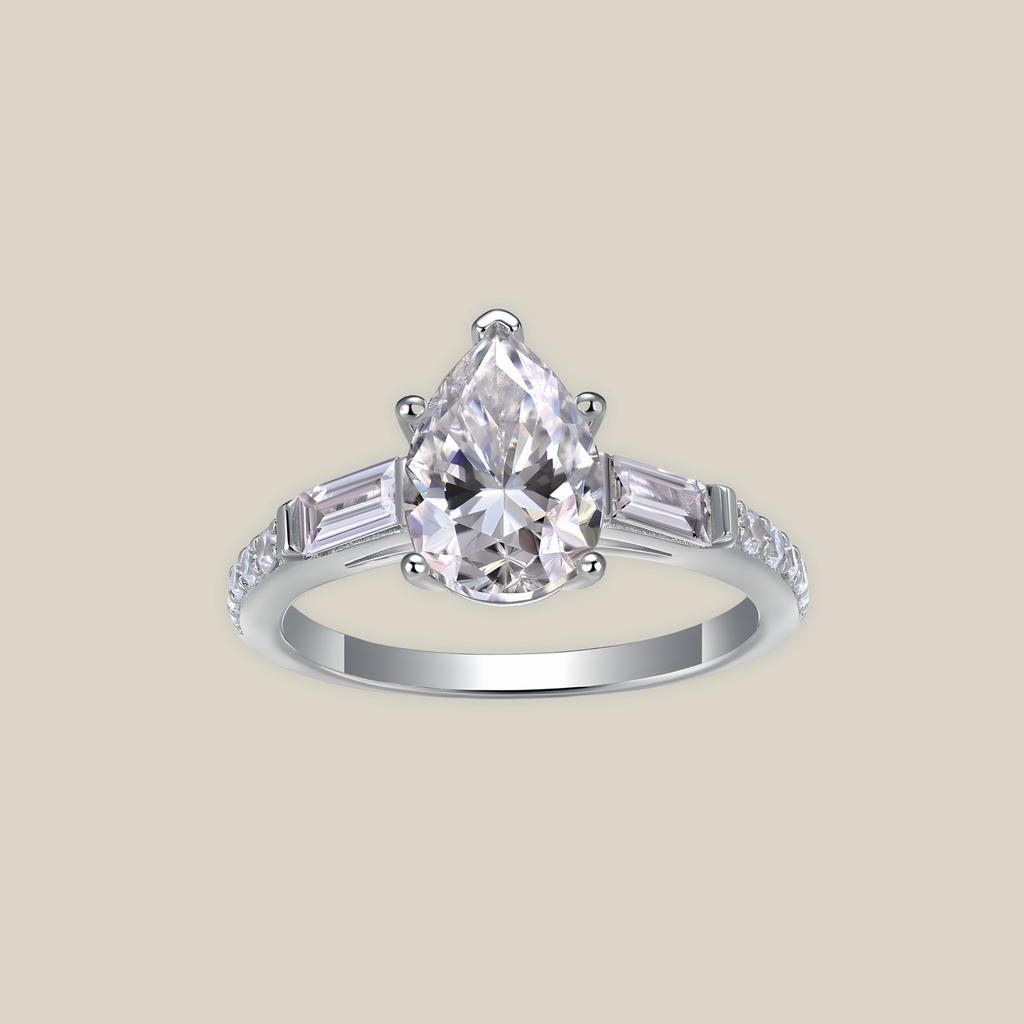 Pear Diamond Ring