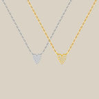 Heart-shaped Diamond Nekclace