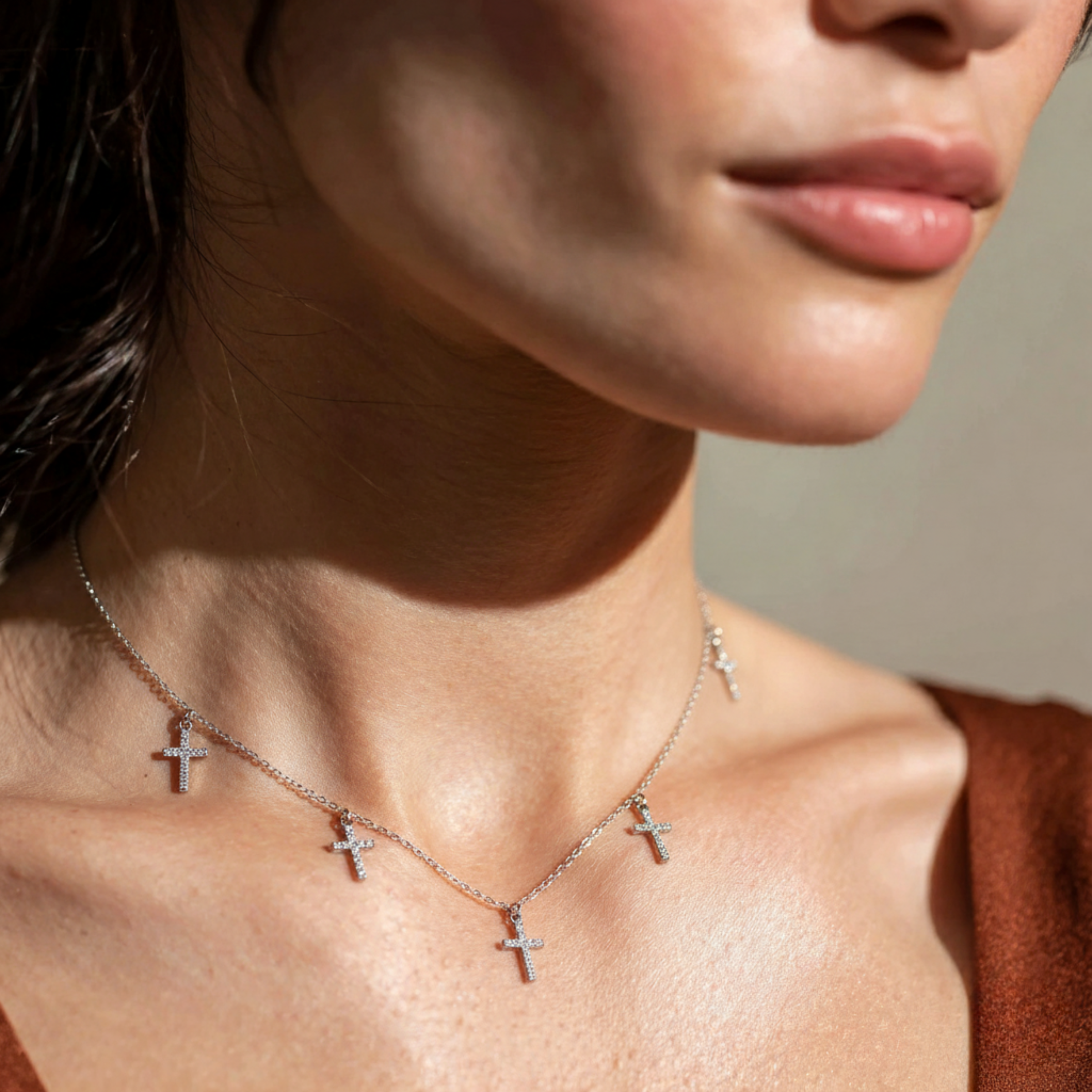 Holy Light Cross Necklace