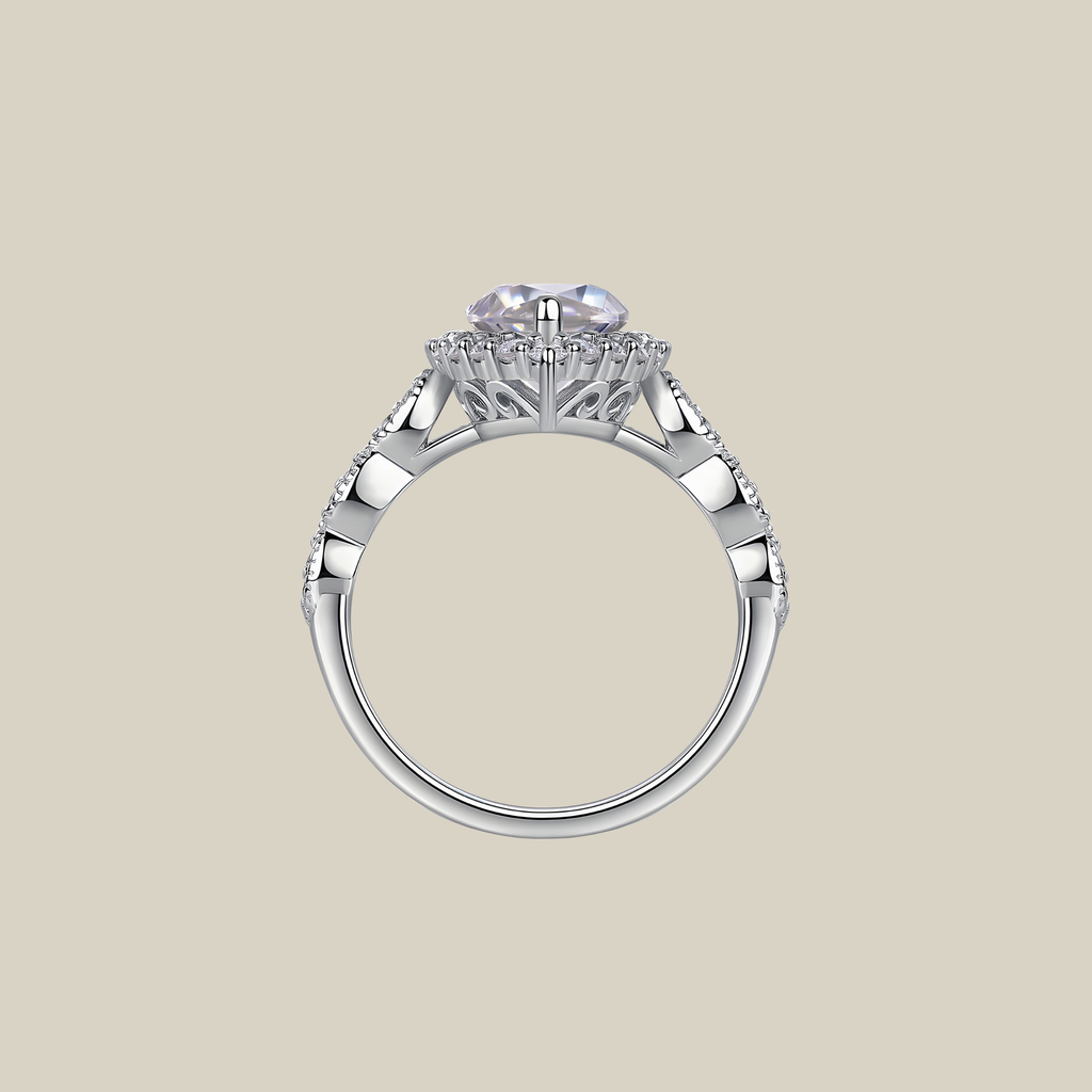 Marquise Halo Ring