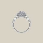 Marquise Halo Ring