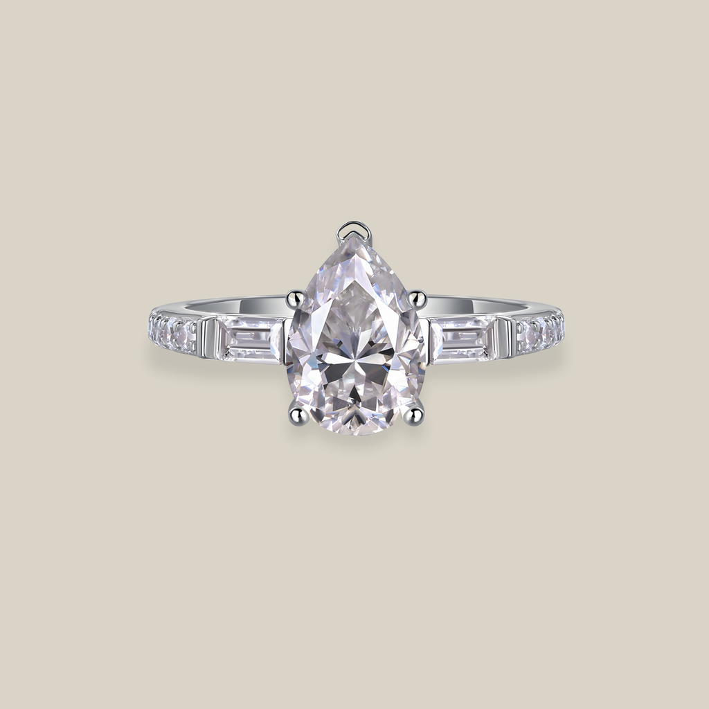 Pear Diamond Ring