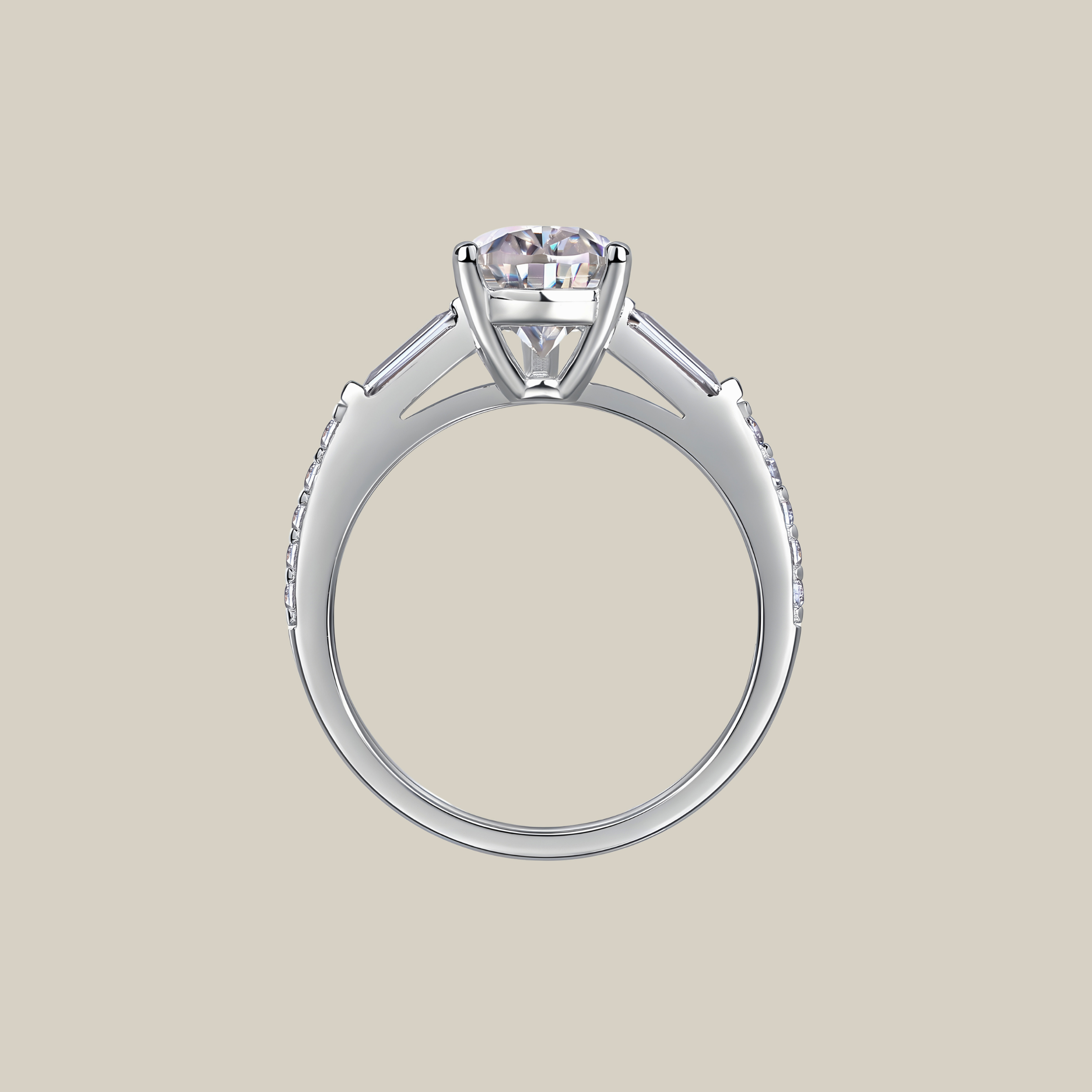 Pear Diamond Ring