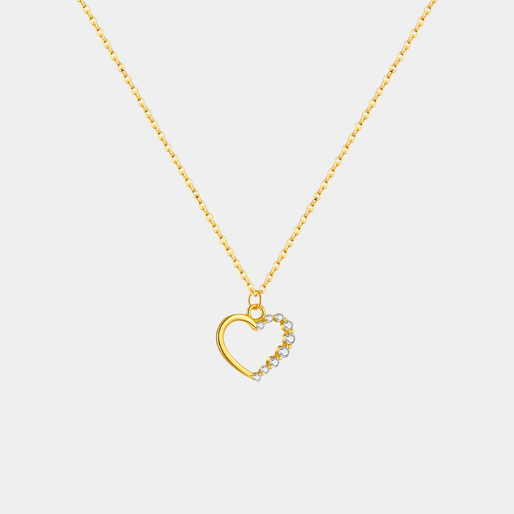 Hollow Heart Necklace
