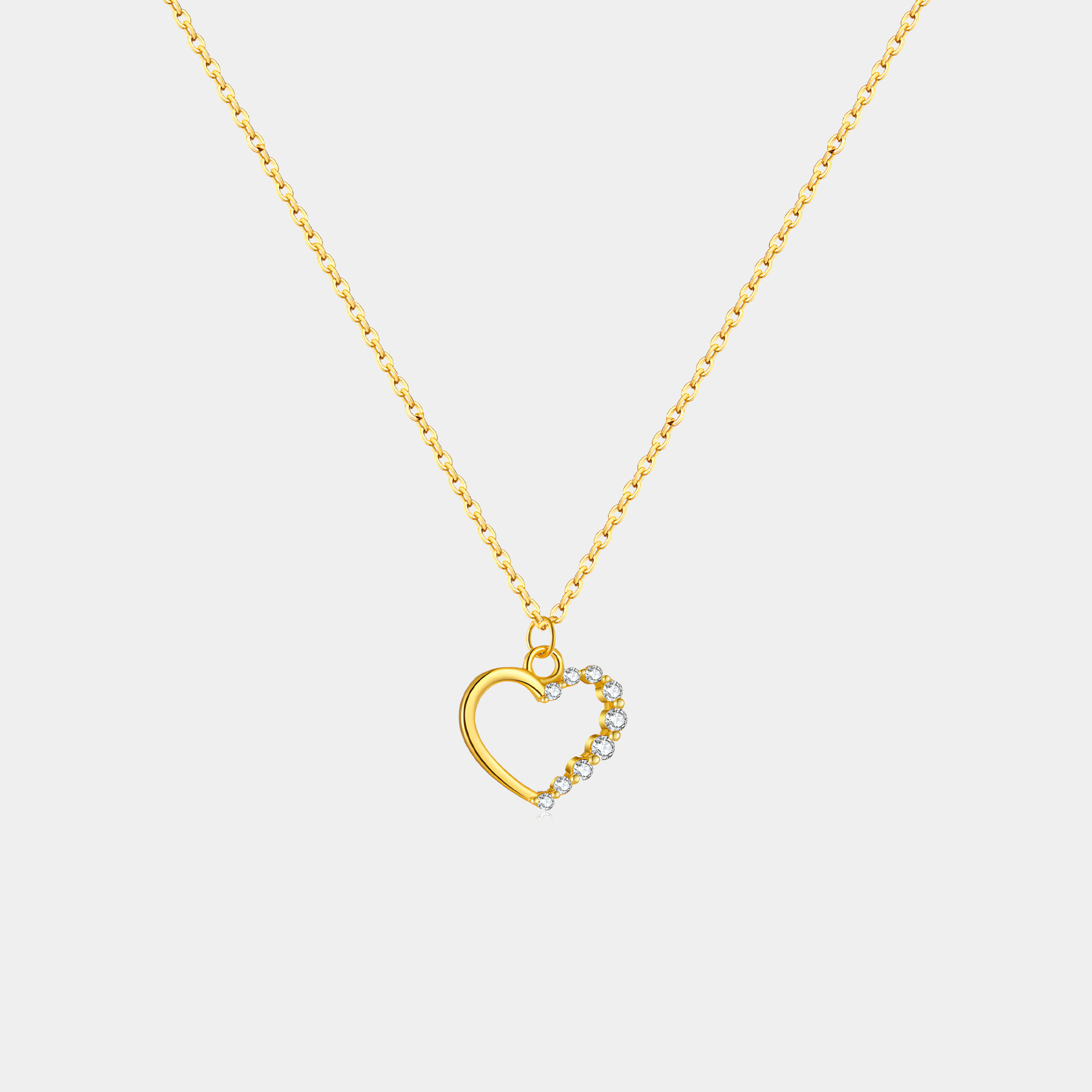 Hollow Heart Necklace