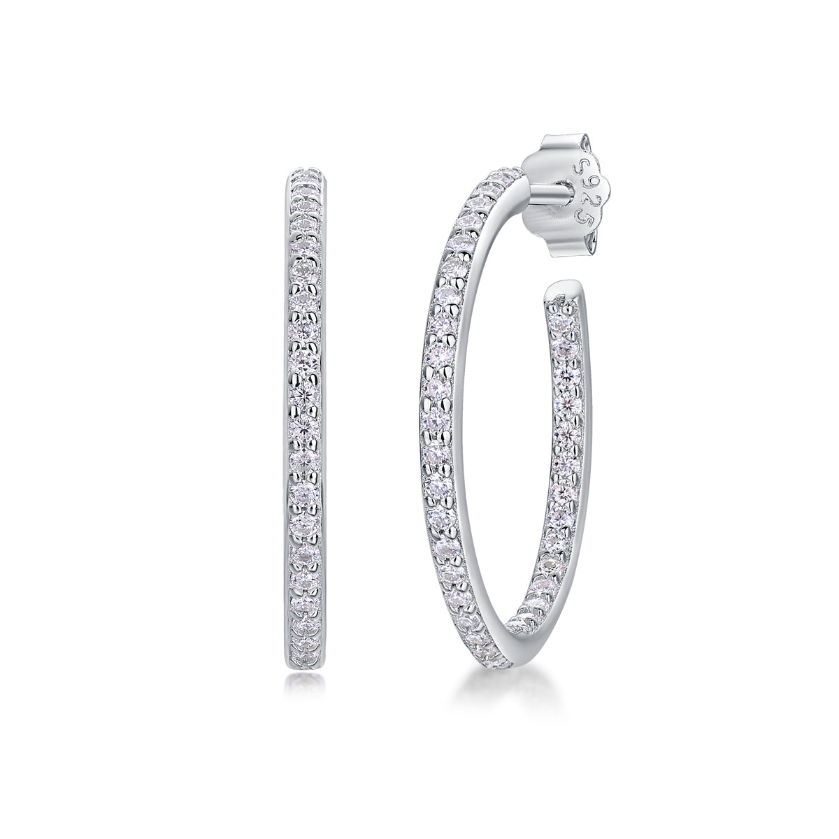 Ribbon Earrning - 0.1 ct (Per stone)