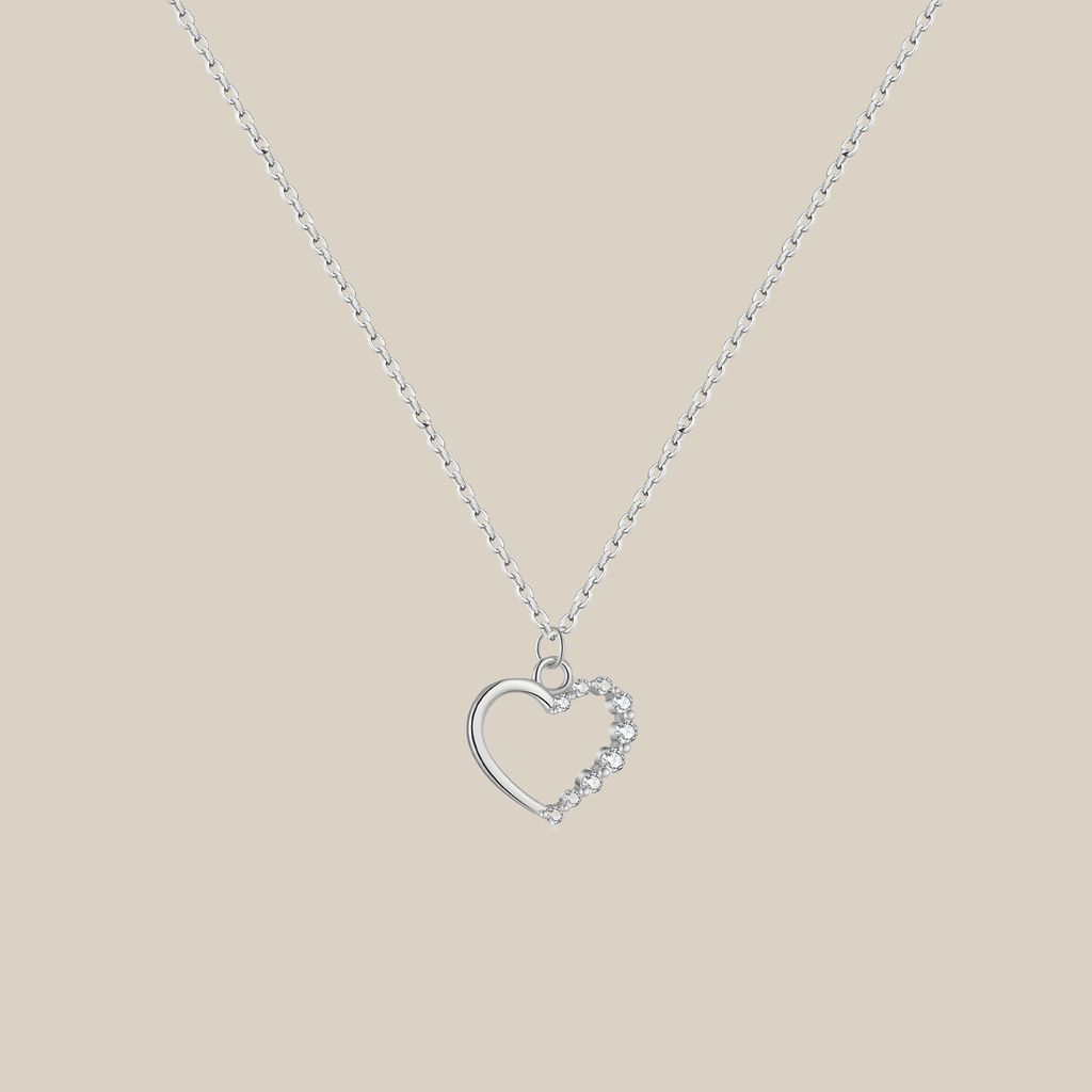 Hollow Heart Necklace