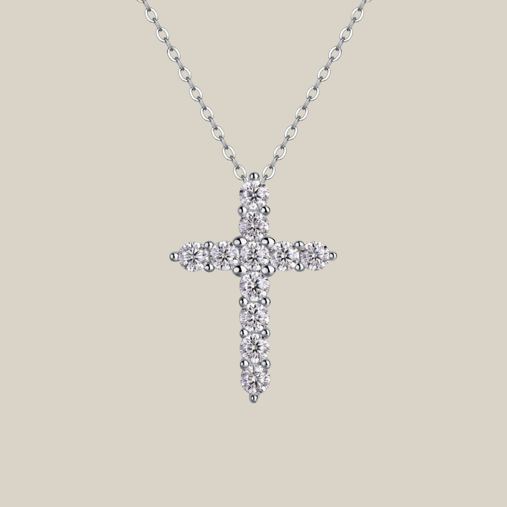 Cross Diamond Necklace