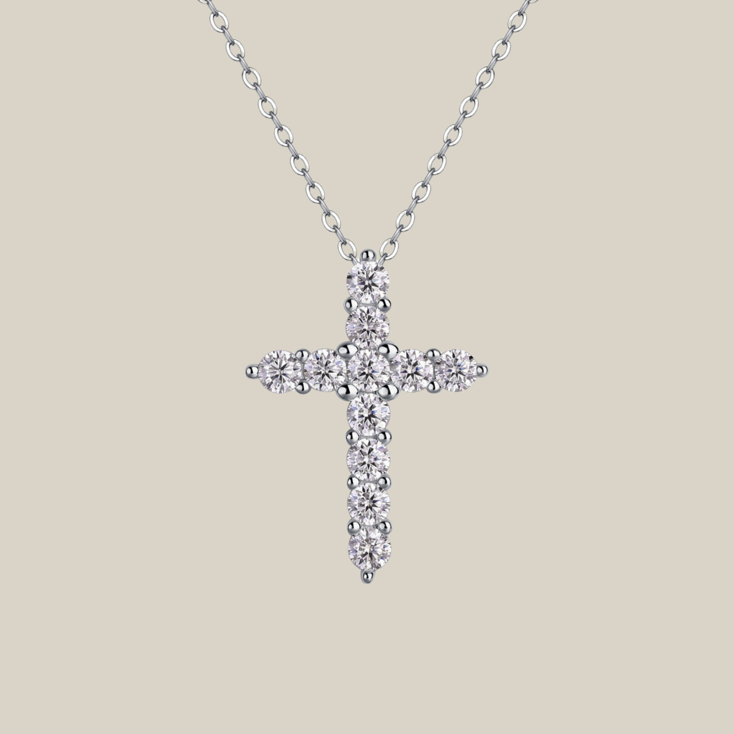 Cross Diamond Necklace