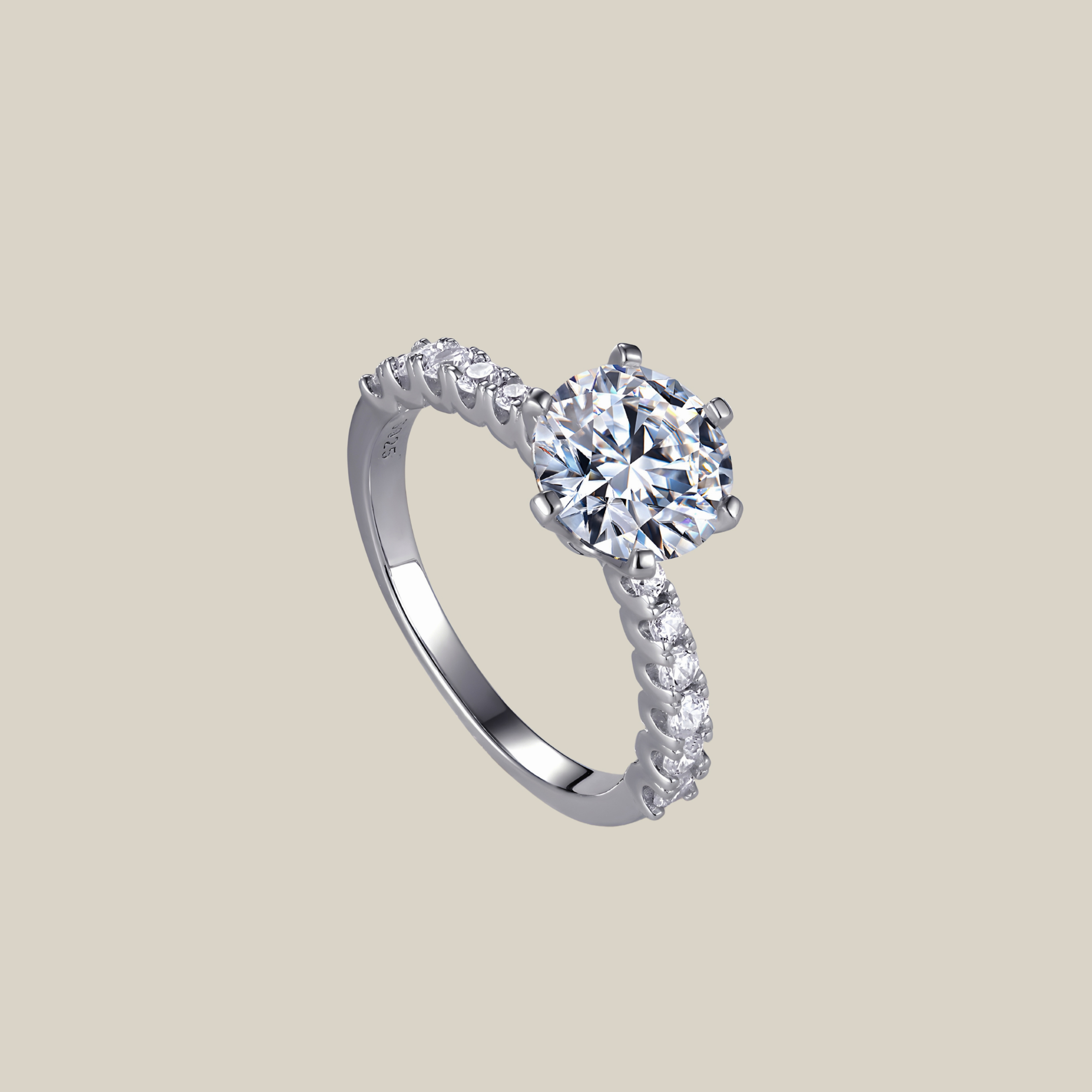 Round Pave Ring